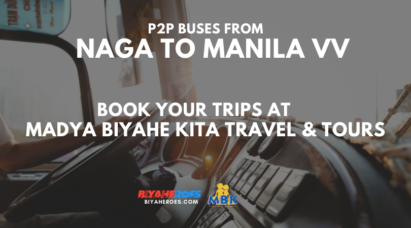 SAME DAY BOOKING: Book your trips from Naga to Manila via MBK!