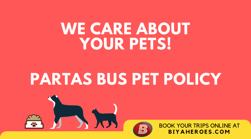 Partas Bus Pet Policy