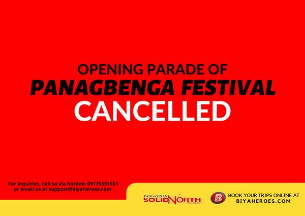 Baguio City cancels Panagbenga festival's opening + other major events