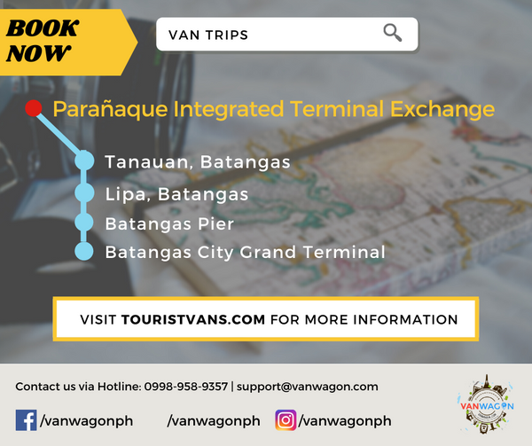 PITX to/from Batangas via VanWagon!